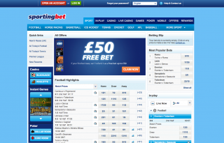 sportingbet screenshot